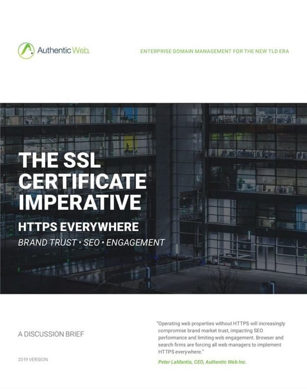 The SSL Certificate Imperative
