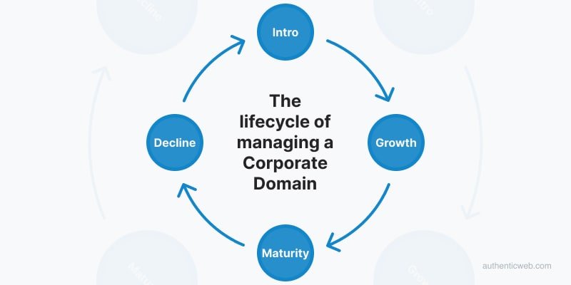The lifecycle of managing a Corporate Domain