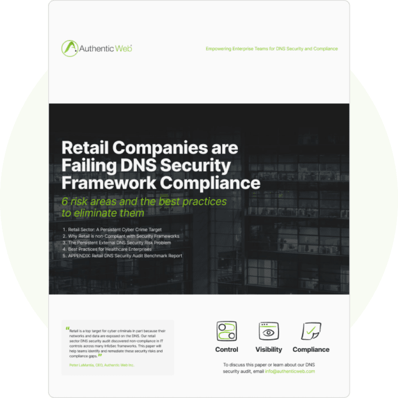 DNS Security and Compliance in the Retail Sector