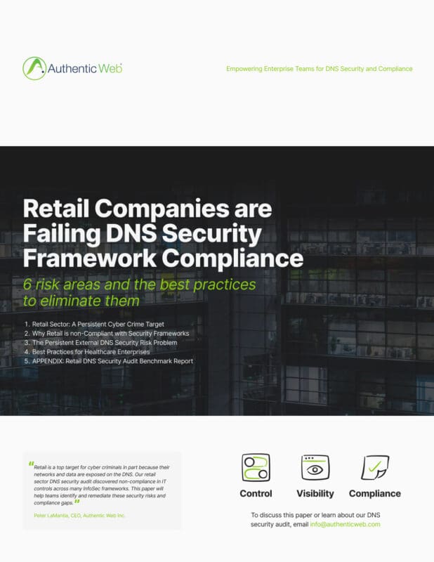 DNS Security and Compliance in the Retail Sector